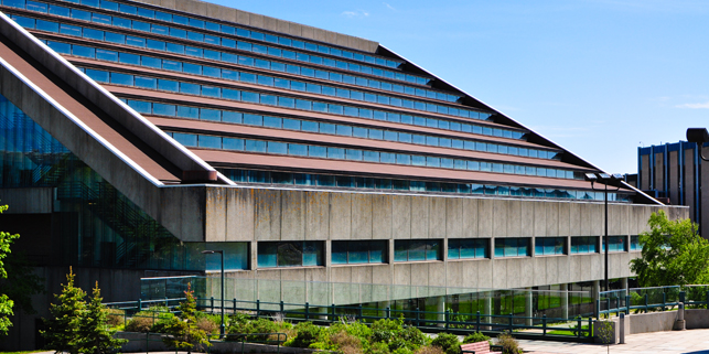 Queen Elizabeth II Library (L) - MUN Buildings